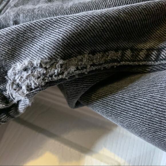 Vintage Guess by Georges Marciano Jeans Gray Zip Ankle 26 - Picture 5 of 11